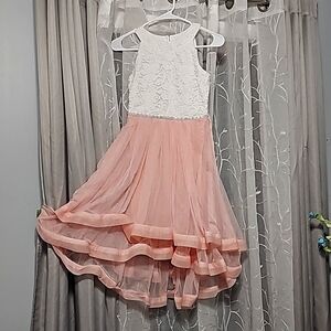 Speechless White & pink dress with sparkles